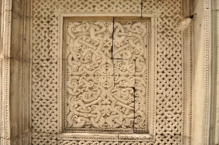 The Coral stone carving work 