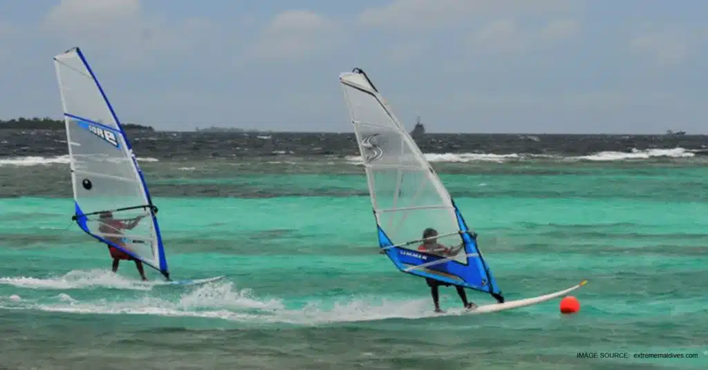 Kitesurfing and Windsurfing in Maafushi