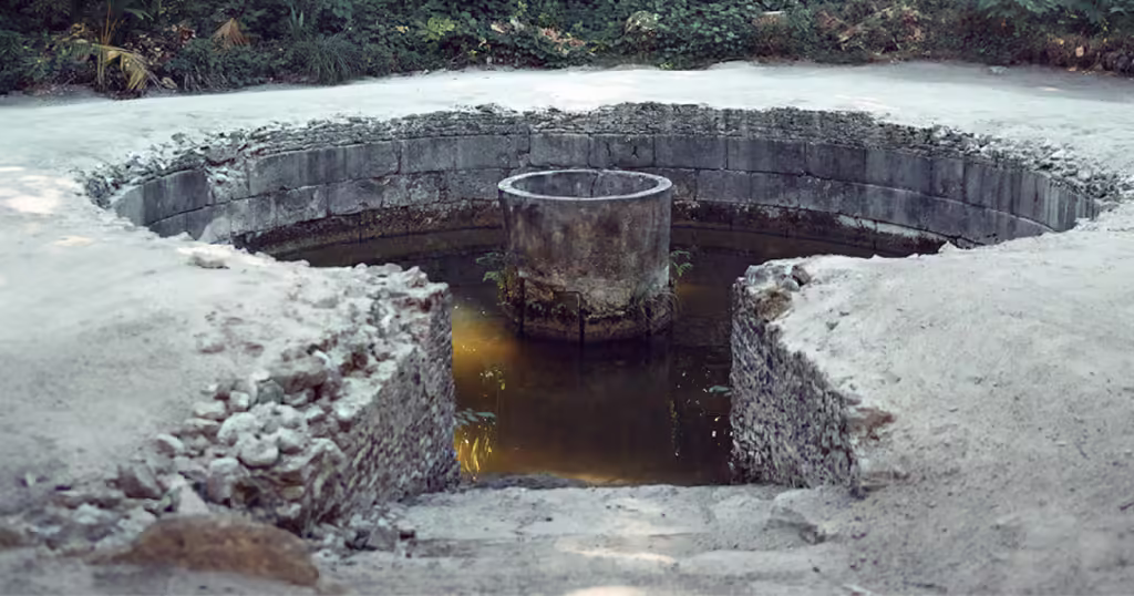 Ancient ruins in Kondey Island 